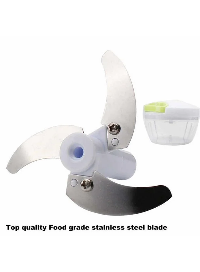 PARFAIT Durable and Sturdy Manual 3-Blade Pull Chopper Multicolor 400ml A363-B
