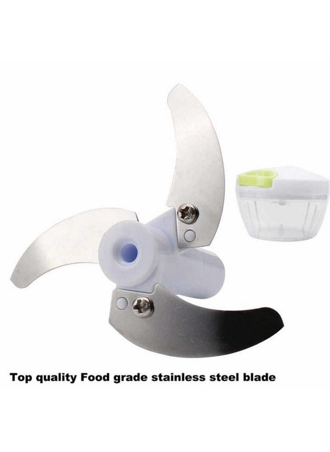 PARFAIT - Durable and Sturdy Manual 3-Blade Pull Chopper Multicolor 400ml A363-B - Image 1