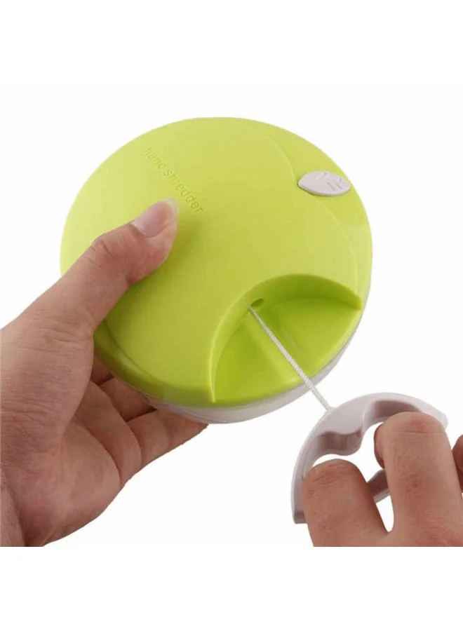PARFAIT Durable and Sturdy Manual 3-Blade Pull Chopper Multicolor 400ml A363-B