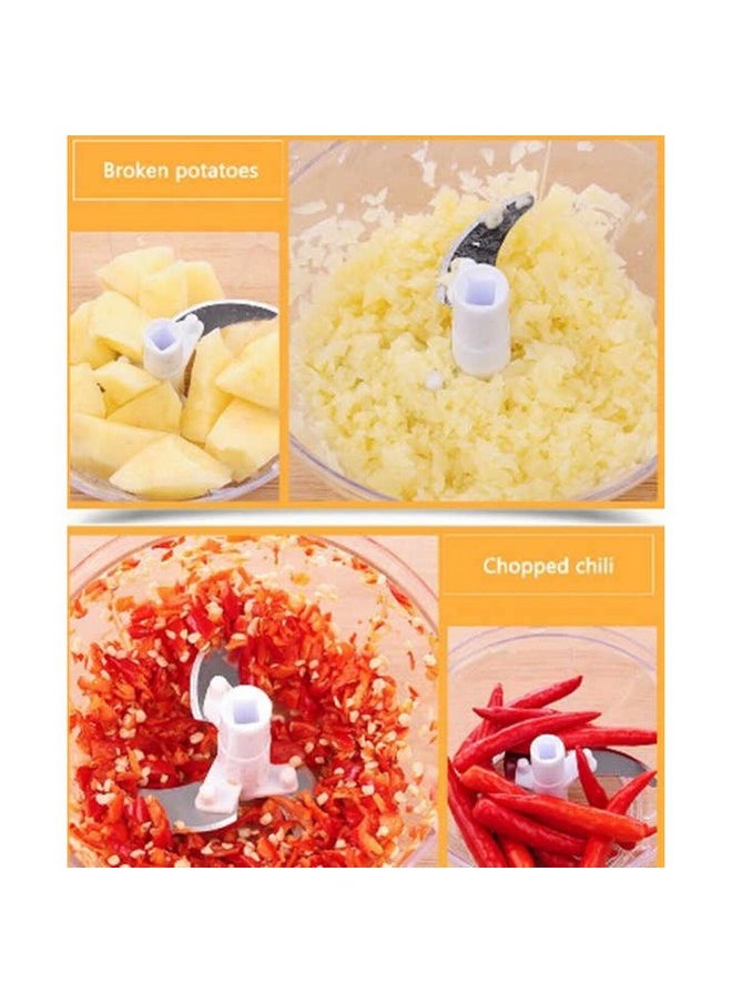 PARFAIT - Durable and Sturdy Manual 3-Blade Pull Chopper Multicolor 400ml A363-B - Image 1