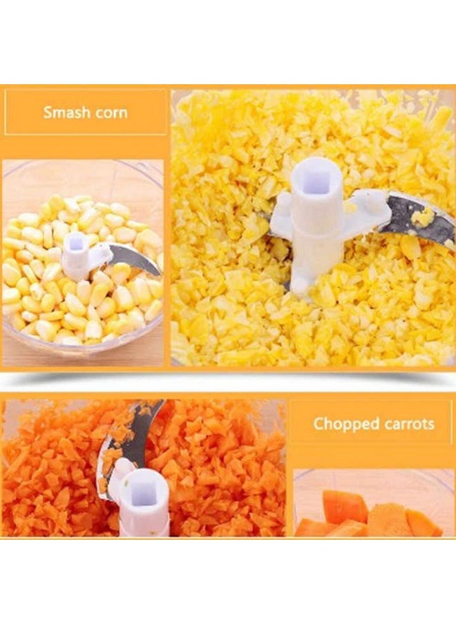 PARFAIT - Durable and Sturdy Manual 3-Blade Pull Chopper Multicolor 400ml A363-B - Image 1