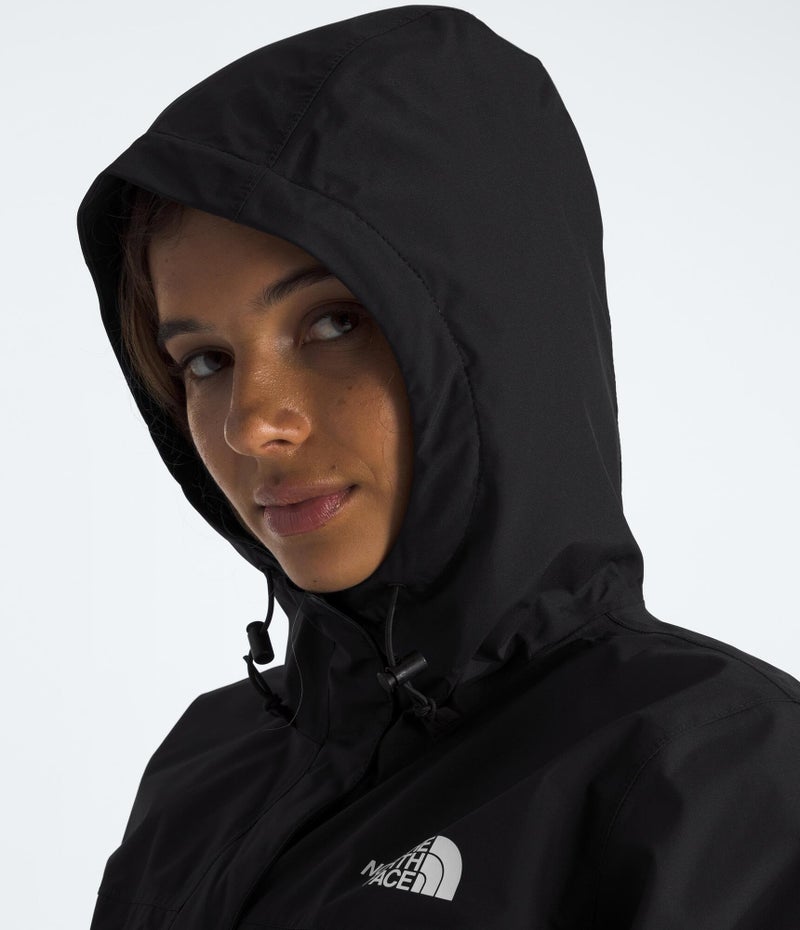 THE NORTH FACE Women's Antora Waterproof Jacket (Standard and Plus Size) | Breathable Rain Coat with 3 Piece Hood & Alpine Zip Hand Pockets, TNF Black, Medium - Image 4