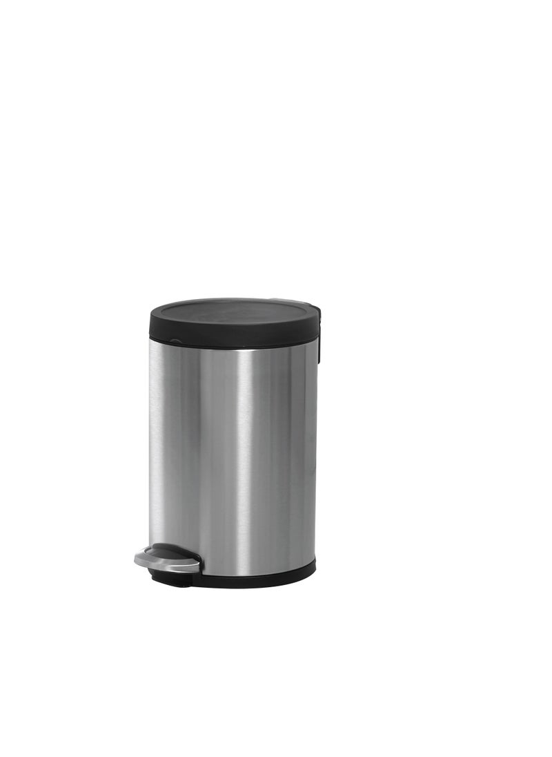 Royalford - Royalford 8L Stainless Steel Pedal Bins RF12243 Hands Free Opening Slow Closing Lid Fingerprint Proof Steel Body - Image 1