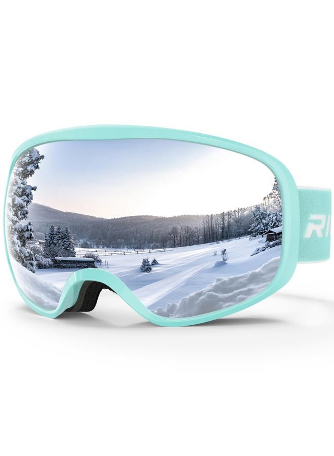 RIOROO Kids Ski Goggles, Toddler Ski Goggles Snowboard Goggles For Boys Girls Aged 3-14, 100% UV Protection OTG Ski Goggles - Image 1