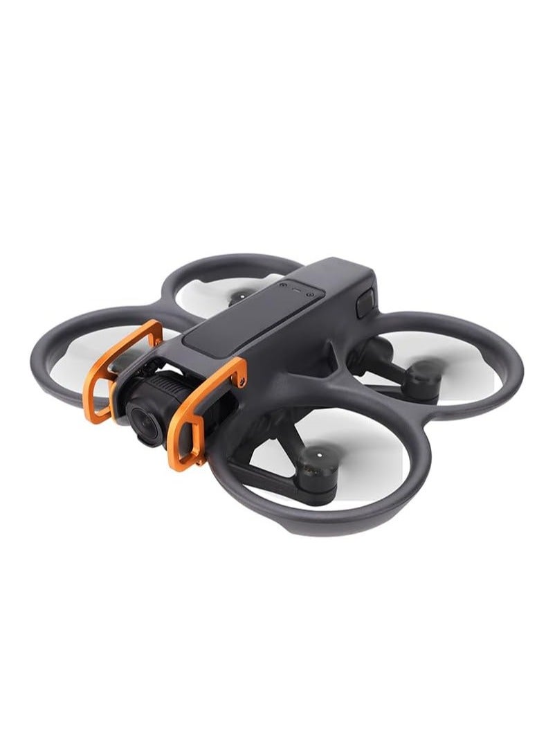 Gimbal Bumper Protection Bar, Gimbal Bumper Guard, for DJI Avata 2, Lens Safety Bumper, Aluminum Alloy Gimbal Protect Bar, Anti-Collision Protection Guard, Lens Protection Rod Accessories, Orange - Image 1