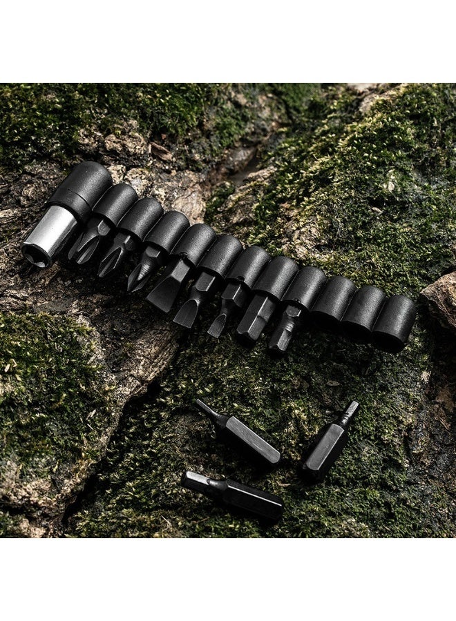 Outdoor Emergency Tool Pliers Stainless Steel Blackened Multi-Function Pliers Outdoor Mini Folding Pliers Retractable Combination Knife Pliers - Image 4