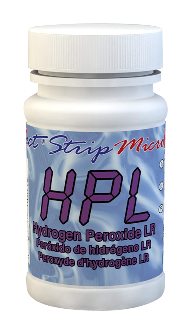 Industrial Test Systems eXact 486616 Micro Hydrogen Peroxide Low Range Strips, 0.01-4 ppm Detection Range (Bottle of 50) - Image 1