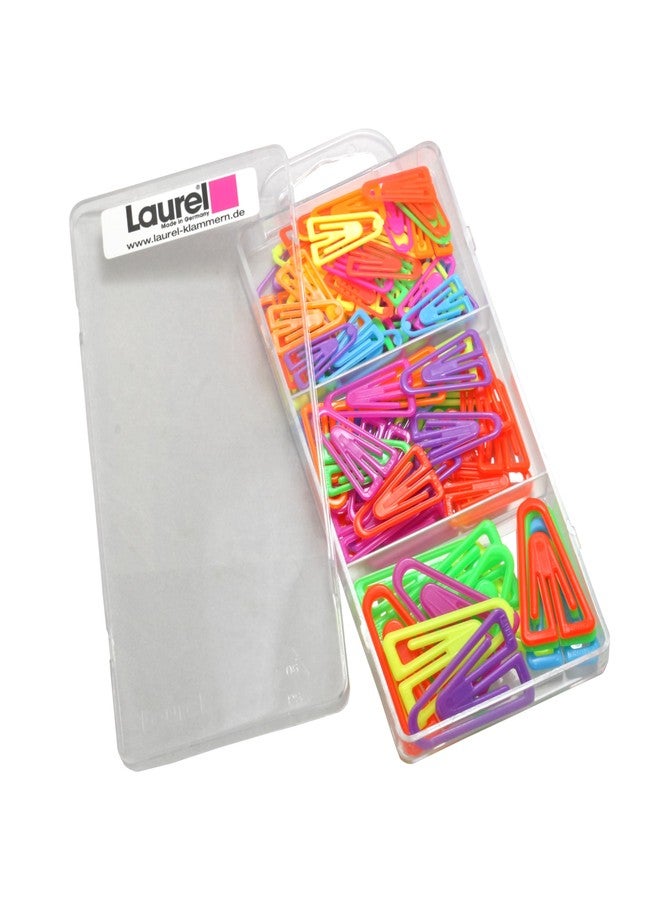 Laurel Mini Paper Clips Office Plastiklips 21mm 25mm & 35mm - Image 2