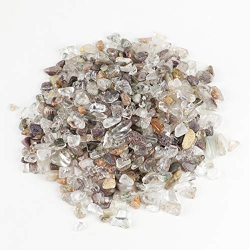 Cherry Tree Collection 1/2 Pound Polished Tumbled Gemstone Chips, Pebbles, Crystal Chips Bulk for Jewelry Making, Healing, Plants, Succulents, Aquariums, Decoration, Chakra (Green Phantom Quartz) - Image 4