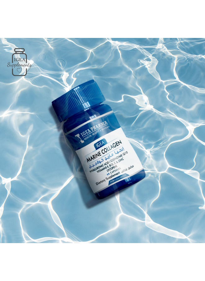 IGEA PHARMA IGEA Marine Collagen – Skin & Joint Health Supplement (60 Capsules)  - Image 2
