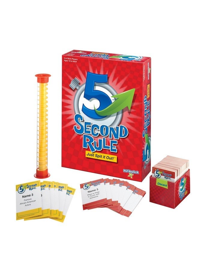 5 Second Rule Game Simple Questions Card Game For Family Fun Party Kids Travel Game Night & Sleepovers Think Fast And Shout Out Answers For Ages 10+ - Image 2