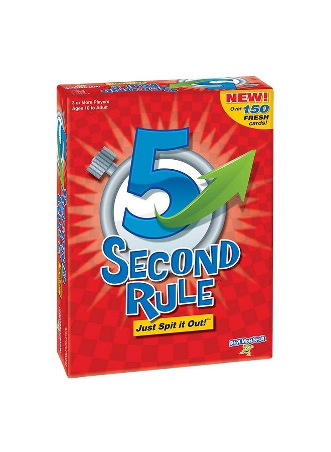 5 Second Rule Game Simple Questions Card Game For Family Fun Party Kids Travel Game Night & Sleepovers Think Fast And Shout Out Answers For Ages 10+ - Image 1