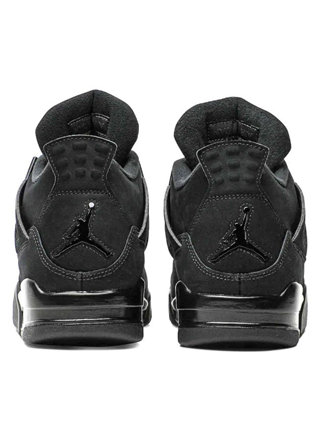 Air Jordan أير جوردان 4 ريترو "بلاك كات" إصدار 2020 – أسود/جرافيت فاتح - Image 4