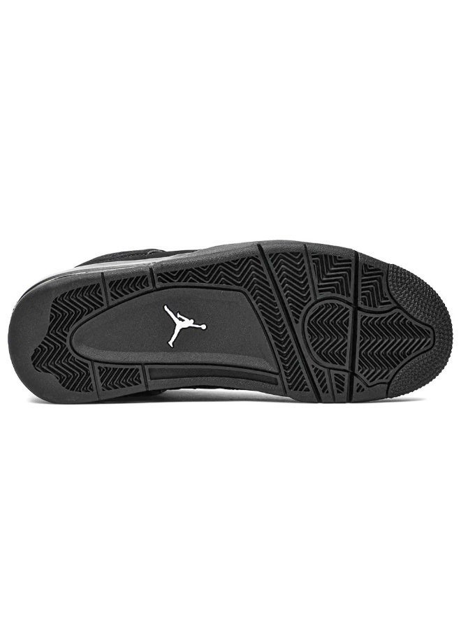 Air Jordan أير جوردان 4 ريترو "بلاك كات" إصدار 2020 – أسود/جرافيت فاتح - Image 3