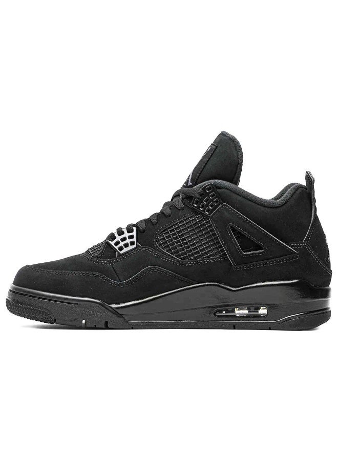 Air Jordan أير جوردان 4 ريترو "بلاك كات" إصدار 2020 – أسود/جرافيت فاتح - Image 5