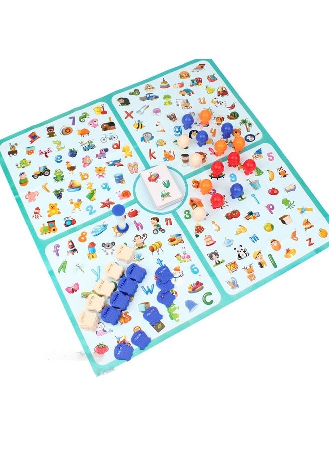 Beauenty Children's Educational Memory Board Game - 60-Piece Concentration Training Toy with Animal/Fruit Cards, Double-Sided  Timer for Cognitive Development, Skills STEM Learning Family - Image 5