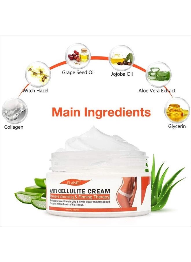 Elaimei Hot Gel Cream, Fat Burning Sweat Cream, Weight Loss Workout Enhancer Gel for Belly, Slimming Cream for Tummy, Anti Cellulite Cream for Body for Women and Men, Deep Tissue Massage & Muscle  - Image 5