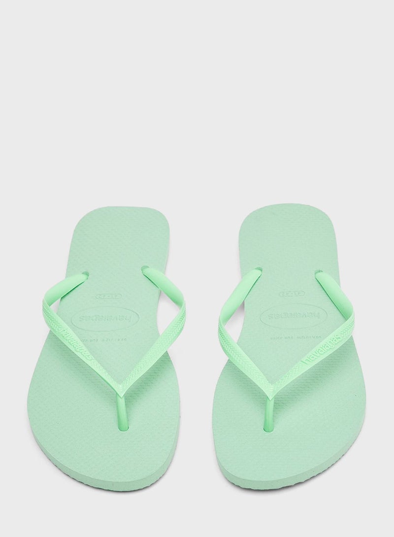 havaianas Slim Logo Flip Flops - Image 2