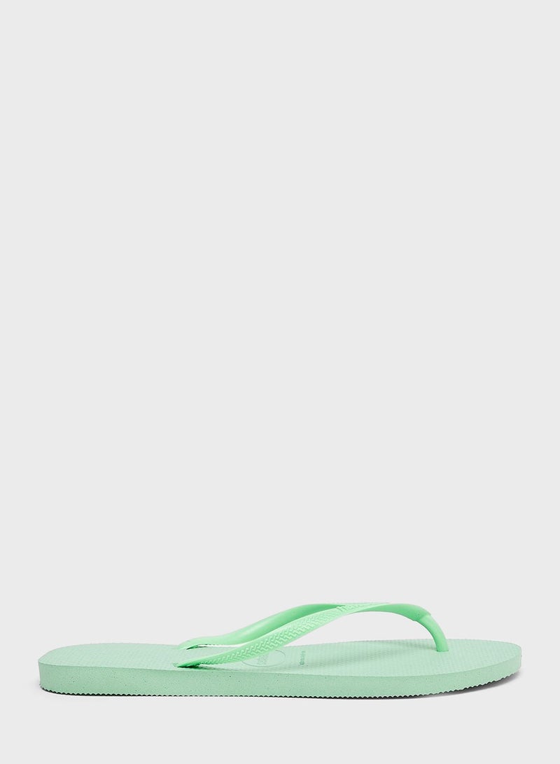 havaianas Slim Logo Flip Flops - Image 1