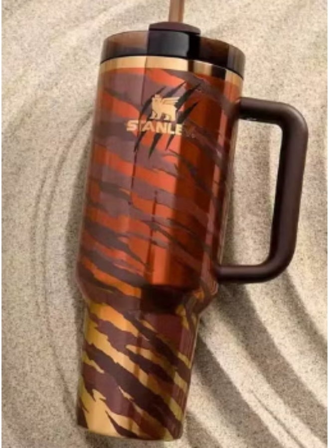 Stanley 40oz Tumbler Handle Straw Multicolor Travel Portable Water Bottle Stainless Steel Leak-Proof Car Mug Outdoor Coffee Cup - Image 2