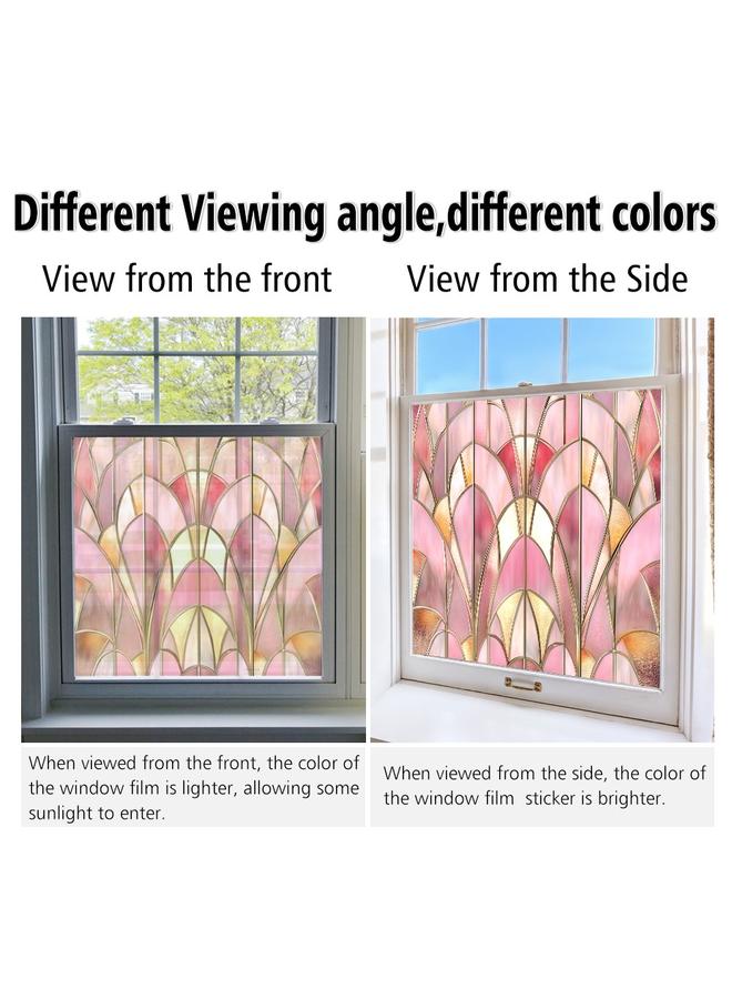 الأزرق جي دبليو BL301 -330 ملصق زجاج إلكتروستاتيكي مربع ملون عبر الحدود زجاج نافذة ملون ديكور منزلي - Image 1