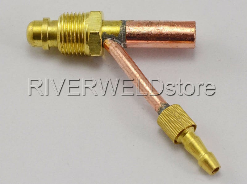 RIVERWELD موصل كابل الغاز وكابل الماء المنفصل RIVERWELD 5/8"-18 ذكر لآلة اللحام TIG SR-26 WP-26 - Image 3