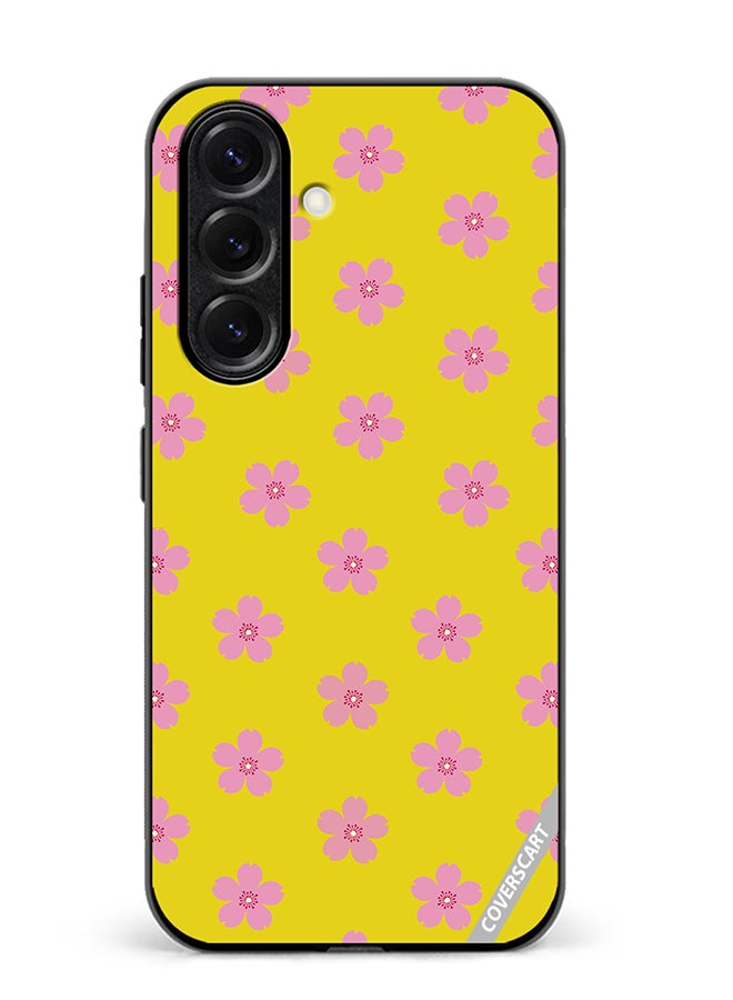 VR CREATIVE Protective Case Cover For Samsung Galaxy S25 Flower Design Multicolour
