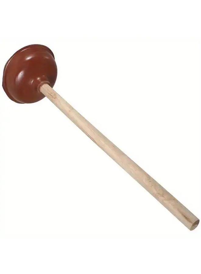 1pc Log Color Plumbing Plug for Toilet Repair Sink Clog Removal Tool - Image 1