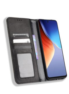 Generic Case for Tecno Camon 19 Pro 4G/5G  Magnetic Closure Leather Flip Cover with Card Holder  - Image 2