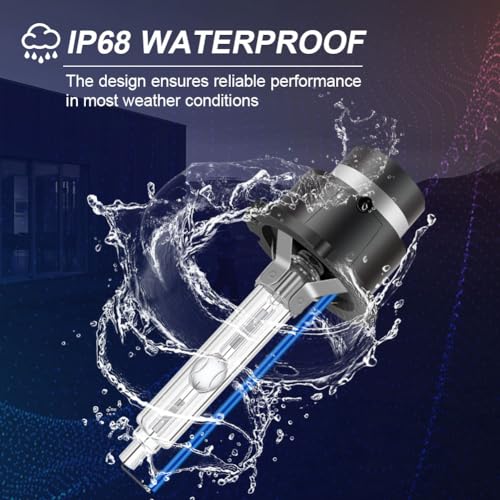 Erato D4S Headlight Bulbs 8000K 35W Ice Blue Xenon Bulbs 12V Car Replacement Bulbs - Pack of 2 - Image 4