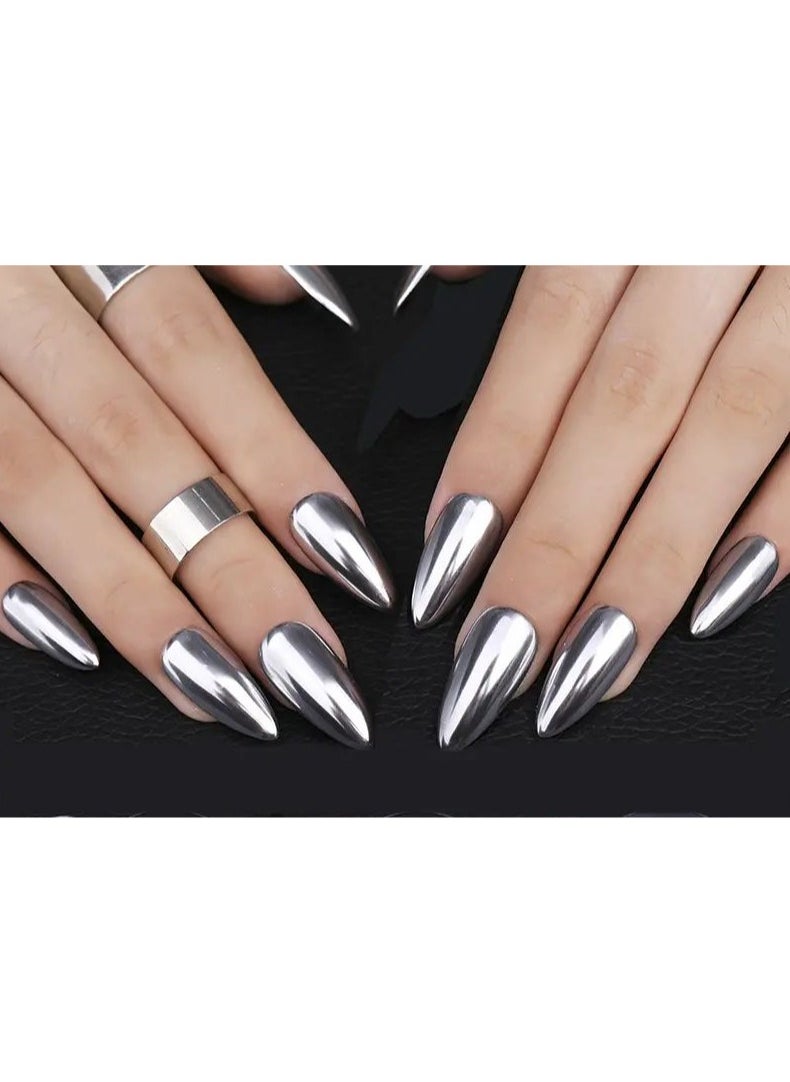 Nail Mirror Chrome Powder, Metallic Holographic Chrome Nail Powder, Nail Art Gel Polishing Chrome Flakes Pigment Dust Decorations Manicure - pzsku/Z8AAF32A604B07C9C6E48Z/45/_/1734514508/de3fadcc-161b-437e-bee2-f4533ba5a8bb