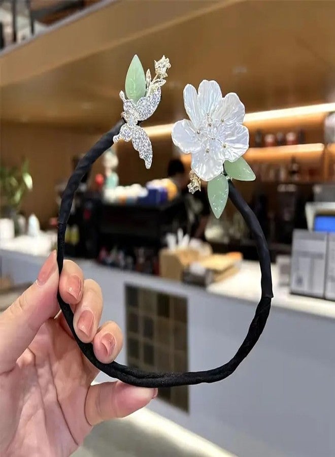 Ashkash Butterfly Camellia Shaped Hair Bun Maker - Elegant French Twist Hair Accessory, Lazy Hair Curler & Stylish Back Head Ornament for Women - Image 1