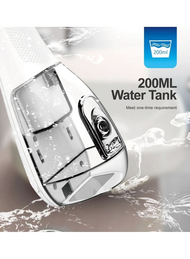 waterpulse Oral Irrigator Cordless Floss Water Jet Dental White 200ml - Image 4