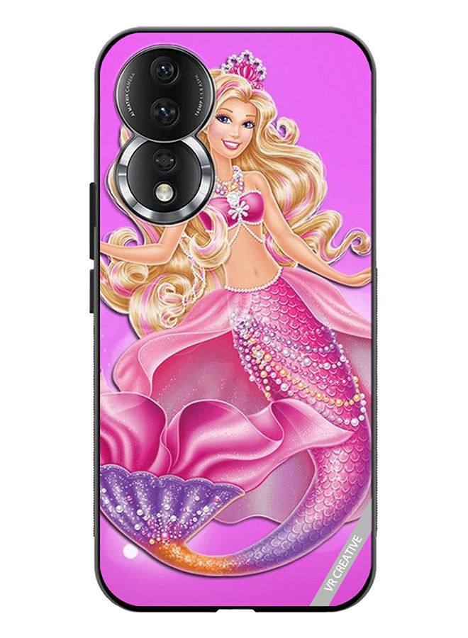 Protective Case Cover For Honor 80 Mermaid Barbie Design Multicolour