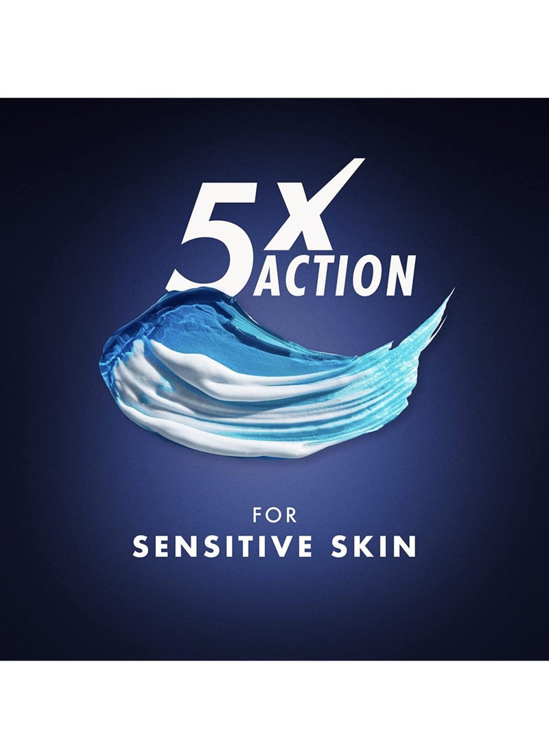 جل حلاقة فيوجن 5 فائق الحساسية بزيت اللوز 6x200 مل - Image 3