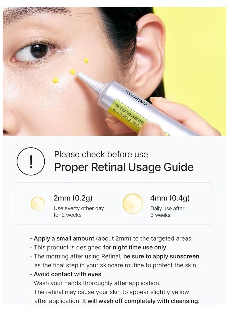 celimax Retinol Shot Tightening Booster Cream 15ml x 2 (Pack of 2) - Image 2