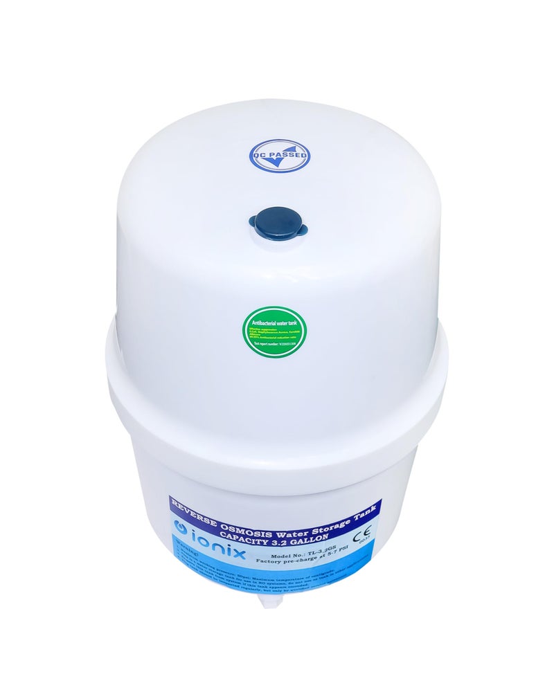 IONIX Ro pressure tank with tank valve, Pre-Pressurized Water Storage Tank | Pressure Tank with 3.2 Gallon Capacity - Image 5