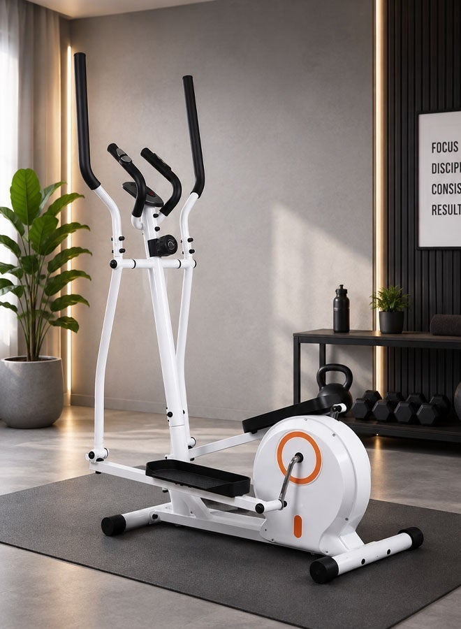 Fitness World Exercise machine with LCD screen and adjustable magnetic resistance for cardio, training, and fitness. - Image 1
