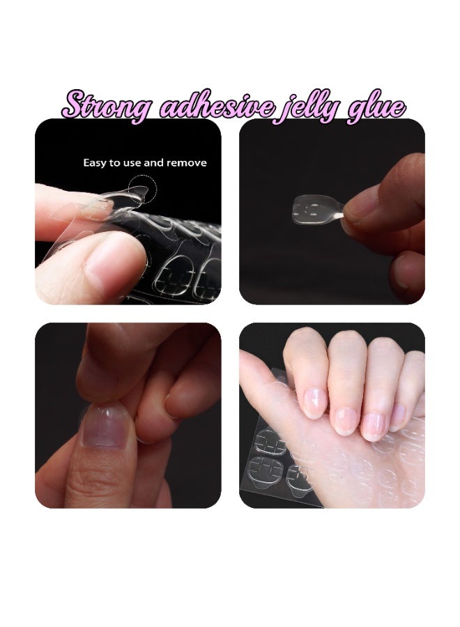  فيري الأظافر مجموعة أظافر تركيبية – اللمعة المقدسة وواحة الذهب | أظافر أكريليك يدوية الصنع بجودة صالون مع طقم أدوات مجاني، 10 قطع مثالية للحفلات والاستخدام اليومي - Image 5