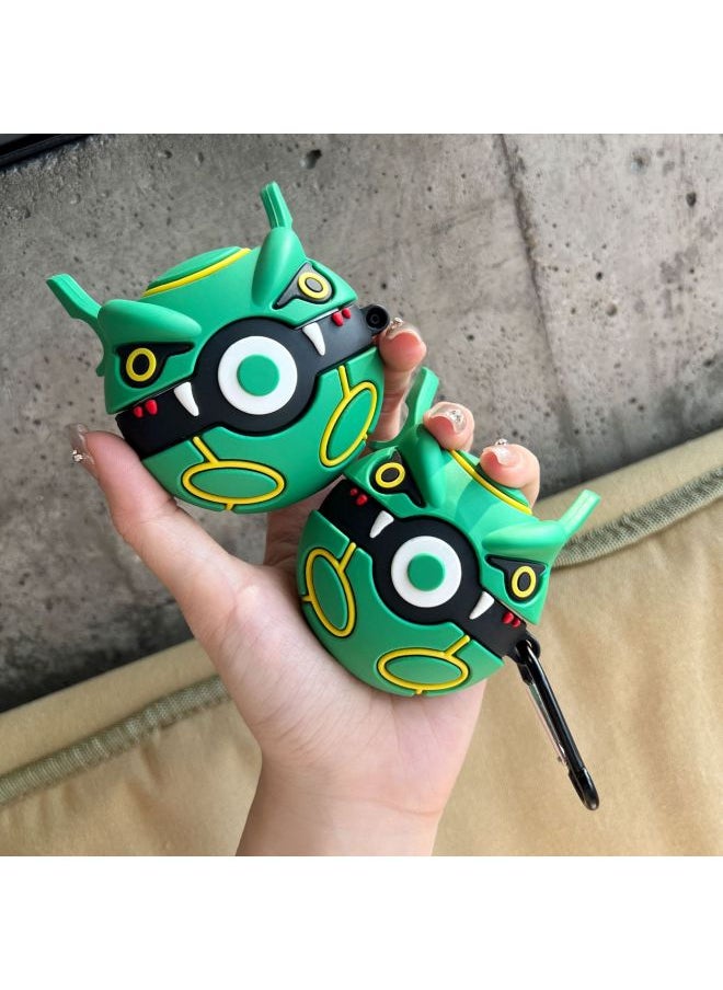 Generic - Cartoon Rift Seat Airpods Pro For Apple Bluetooth Earphone Case 2/3/4 Generation Bao Kemeng Protective Cover For Four-Color:Rift Seat Ball Hook-Applicable Model:AirPods 3(2021) - Image 1