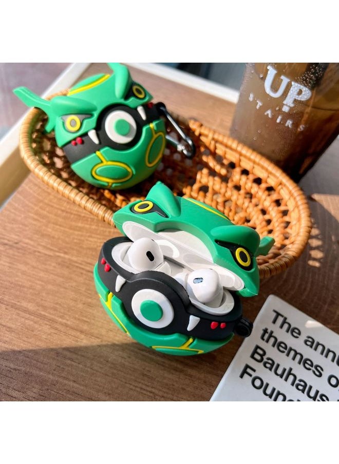 Generic - Cartoon Rift Seat Airpods Pro For Apple Bluetooth Earphone Case 2/3/4 Generation Bao Kemeng Protective Cover For Four-Color:Rift Seat Ball Hook-Applicable Model:AirPods 3(2021) - Image 1