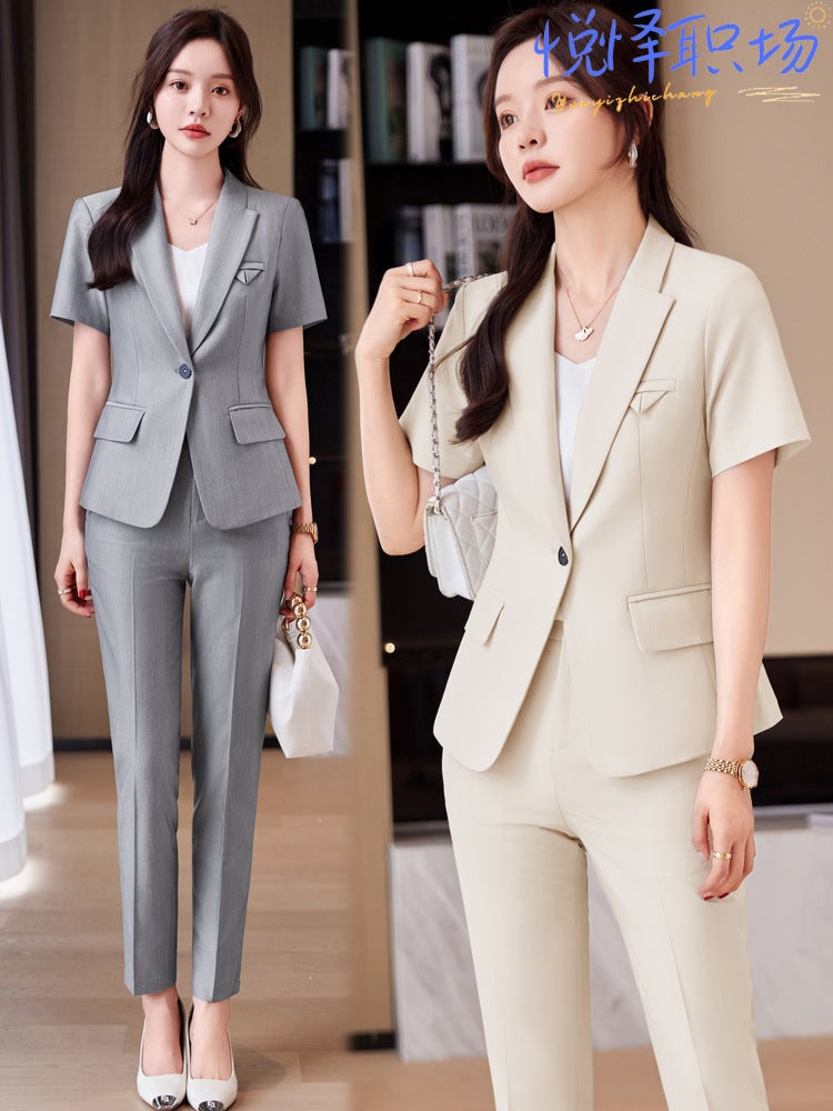High-End Professional Suit Suit Women'S Business Formal Suit Interview Suit Slim Fit Fashionable Temperament Commuter Work Clothes Workwear - Image 2