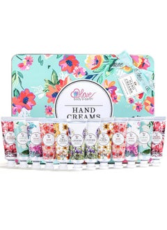 BODY & EARTH BODY & EARTH Hand Cream Set Pack of 12 Enriched with Shea Butter to Nourish Dry Hands, Hand Lotion Gift Packs, Travel Size, Best Gifts for Women  - Image 1