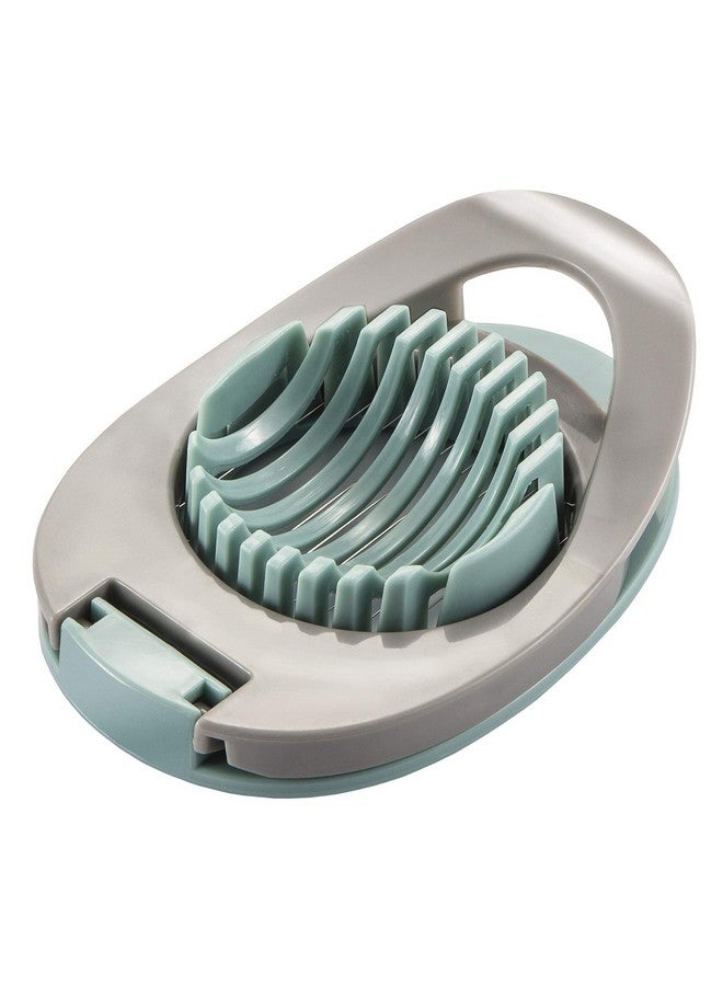 Ortarco Egg Slicer for Boiled Eggs Strawberry Cutter with Stainless Steel Wire （Green） - Image 1