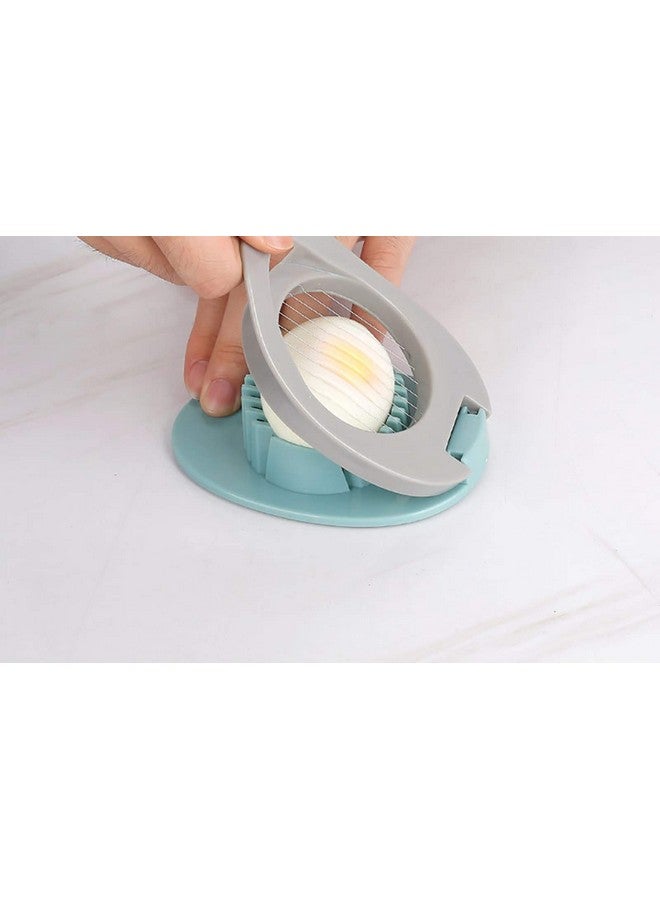 Ortarco Egg Slicer for Boiled Eggs Strawberry Cutter with Stainless Steel Wire （Green） - Image 5