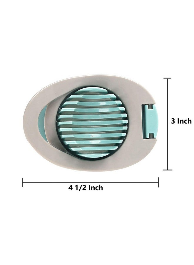 Ortarco Egg Slicer for Boiled Eggs Strawberry Cutter with Stainless Steel Wire （Green） - Image 4