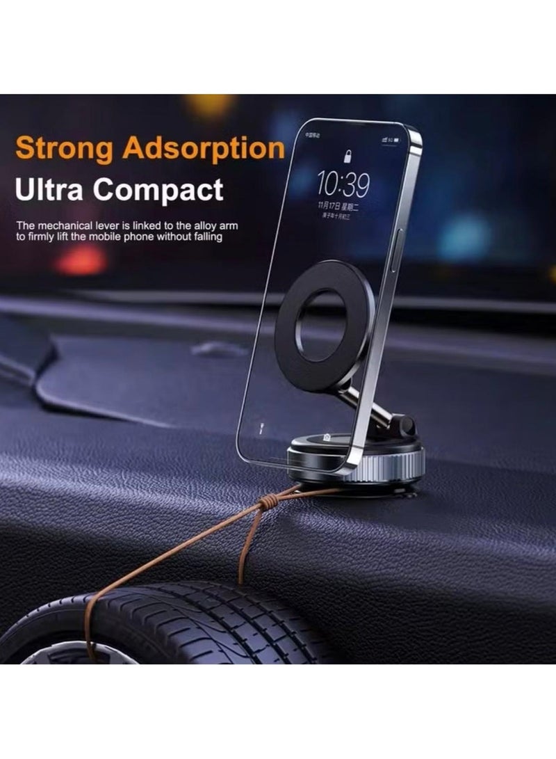 Strong Magnetic Car Phone Holder for MagSafe, Ultra Vacuum Suction Cup Phone Mount 360° Cell Phone Holders for Your Car Accessories - Image 2