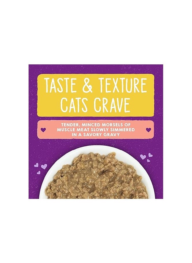 Stella & Chewys tella & Chewy’s Carnivore Cravings Minced Morsels Cans – Grain Free, Protein Rich Wet Cat Food (2.8 Ounce Cans, Case of 12)  - Image 2
