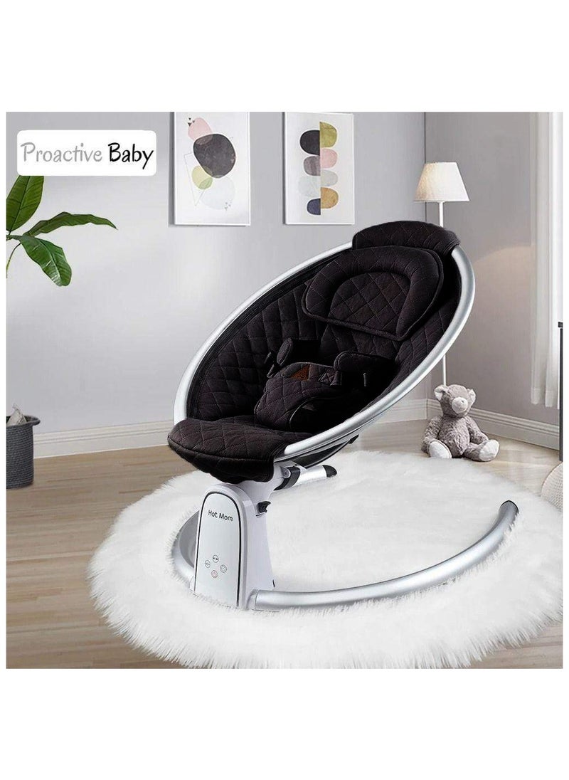Baby Life Baby Life Cotton Electric Baby Bouncer With Bluetooth And Led Touch Screen  - Image 1