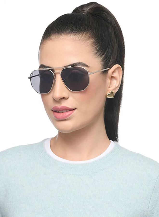 فينسينت تشيس نظارة شمسية فينست كيس من لينسكارت ذهبي رمادي بإطار كامل طيار للرجال والنساء